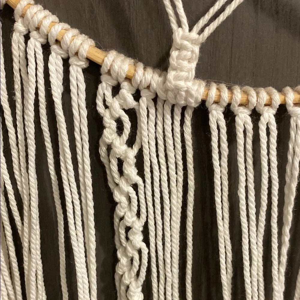 Elegant Cream Dreamcatcher Wall Decor